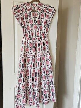 J CREW FACTORY TALL PUFF Sleeve Maxi Dress